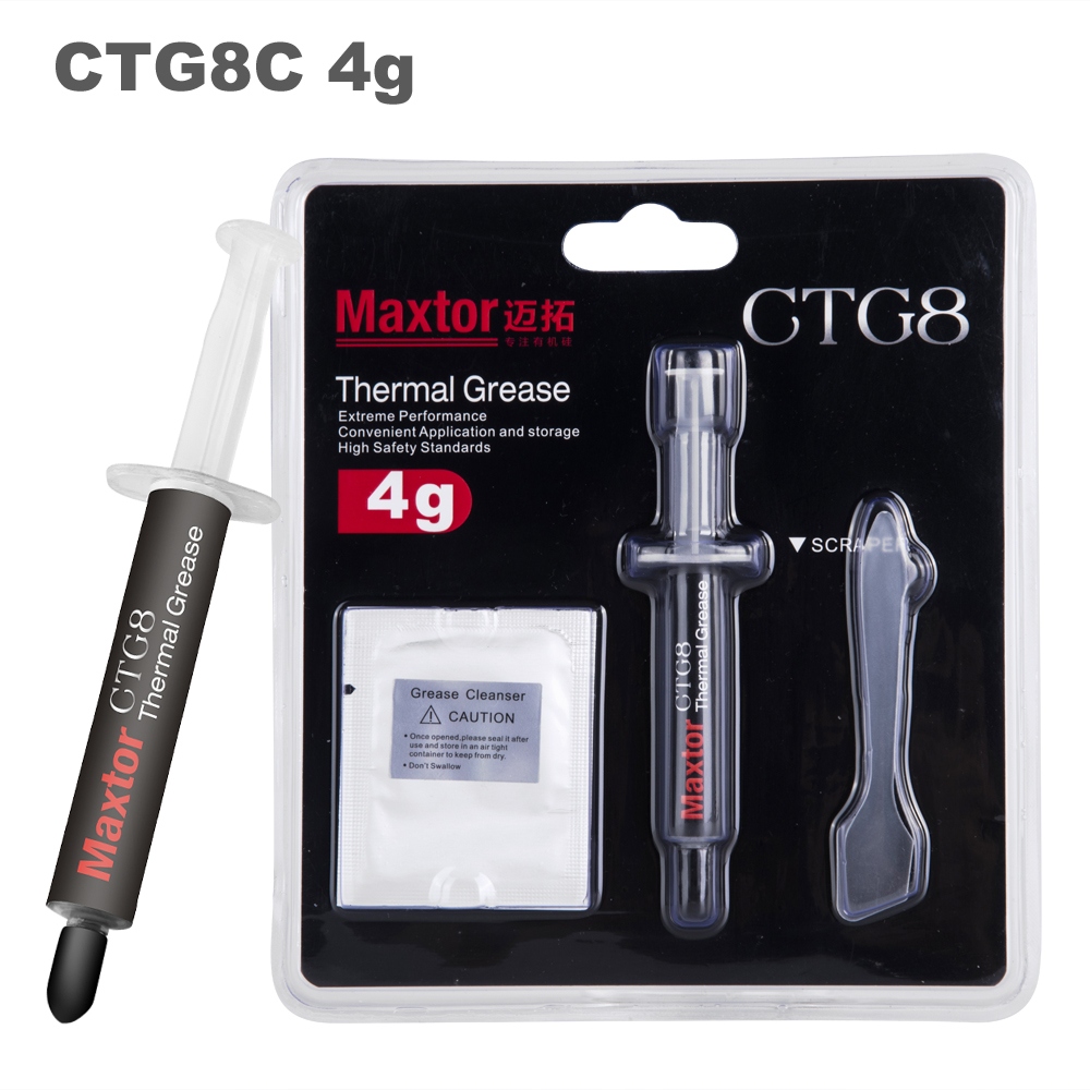 Hot sale 4g grey tube syringe high thermal conductive heat sink CPU thermal grease thermal silicon