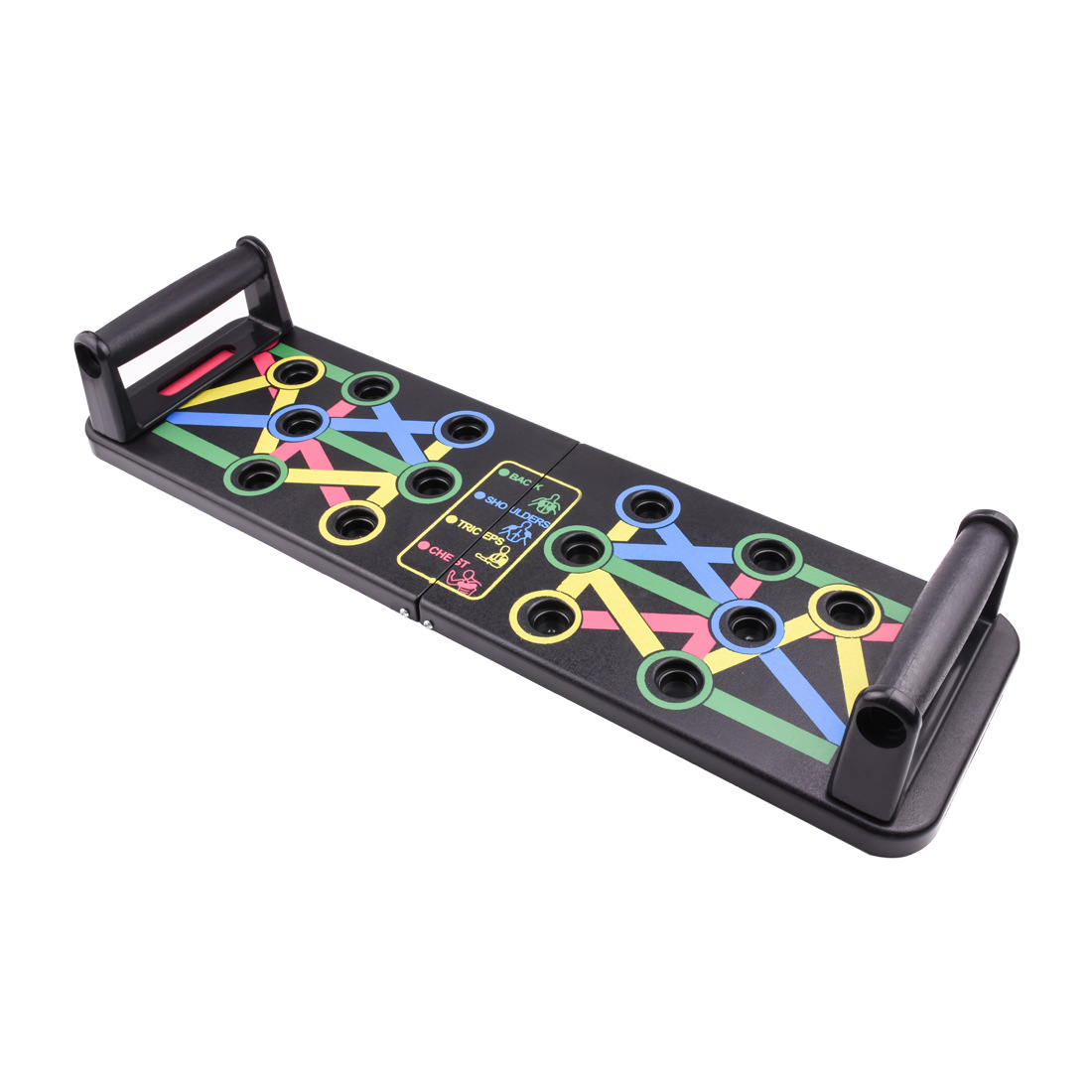 Factory Wholesale Fitness Gym Board Multi Functional Board Portable Fitness Power Folding Push Up Board