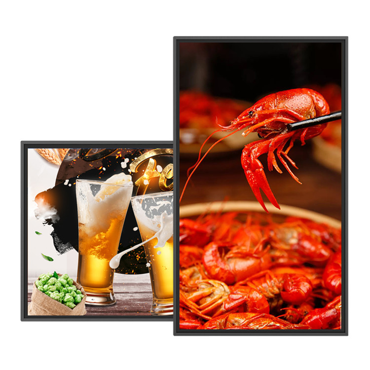 Factory price OEM cinema digital advertisement signage 65 wall mounted advertising lcd advertising screen display