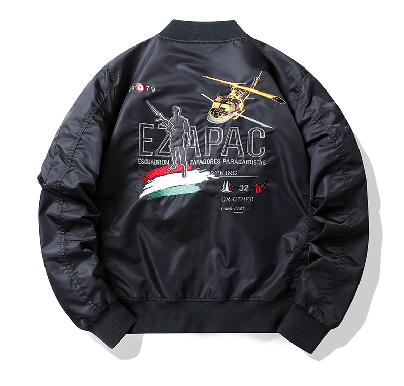 Custom High Quality Polyester Fiber Youth Fall Military Men's Sports Jacket