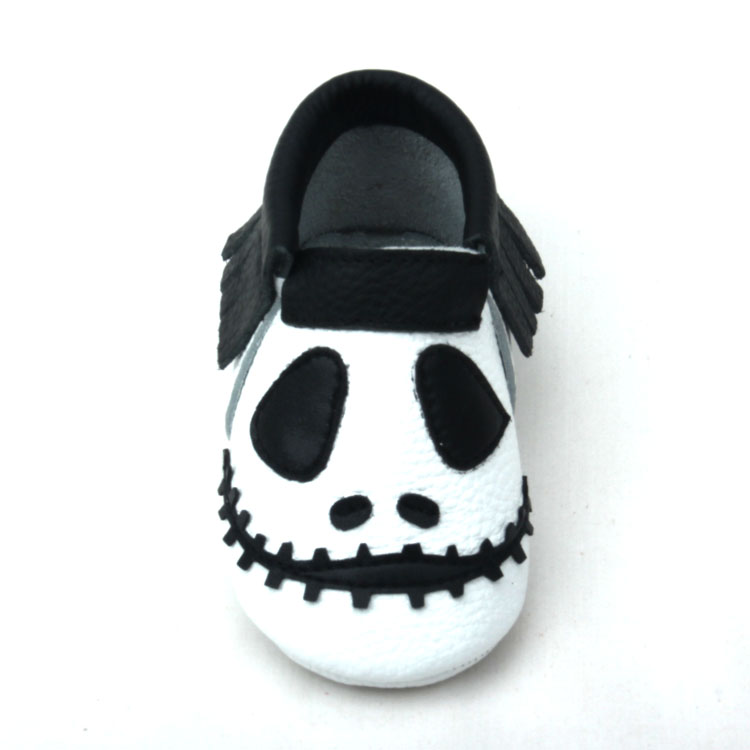 Top OEM Supplier Unisex Moccasin Leather Children Shoes Baby Shoes Toddler For Halloween