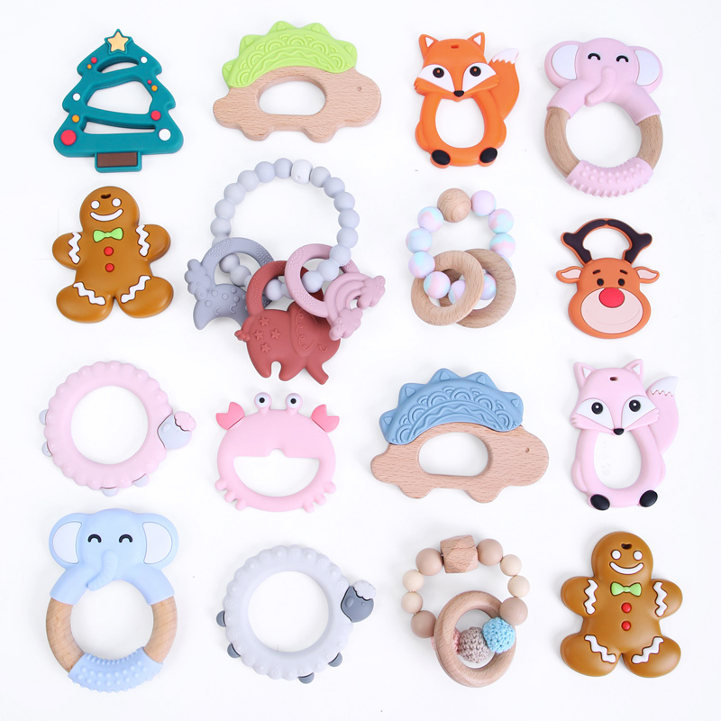 0-6months 1 2 year personalized soft animal wood baby natural new born toys for kids baby babies