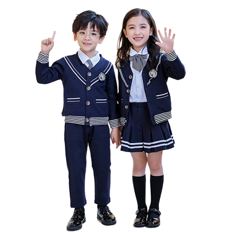High Quality School uniform for Kindergarten/Students Customizable fabric