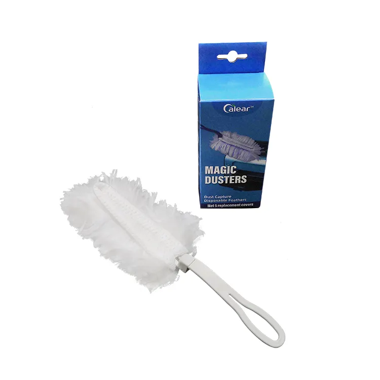 new arrivals BSCI ISO9001 Magic Fiber Cleaning Duster Extendable Disposable Cleaning Product Microfiber Ellipse 13-20g