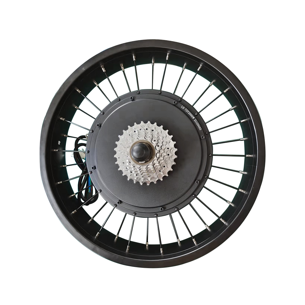 20 дюймов мотор 60v/72v 2000W/3000W/5000W высокой скорости Электрический мотор для центрального движения, для мотоцикла, скутера ступицы колеса для автомобиля статора Электрический велосипед
