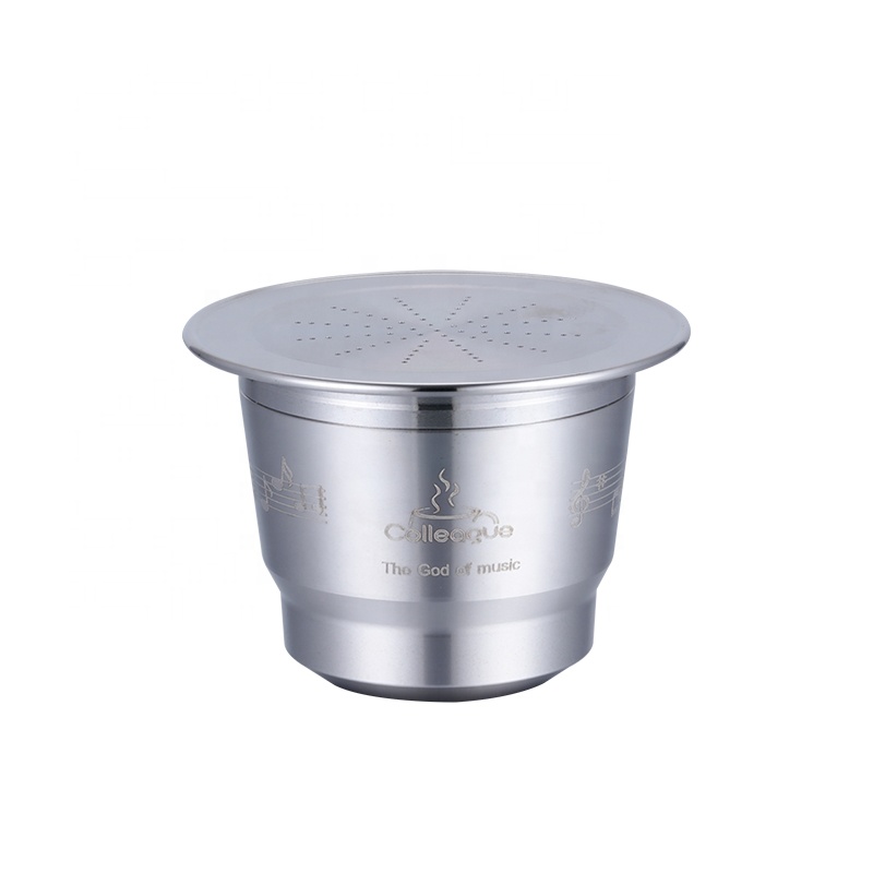 Капсула де кафе из нержавеющей стали многоразовые Многоразовые кофе Nespresso капсулы пустые
