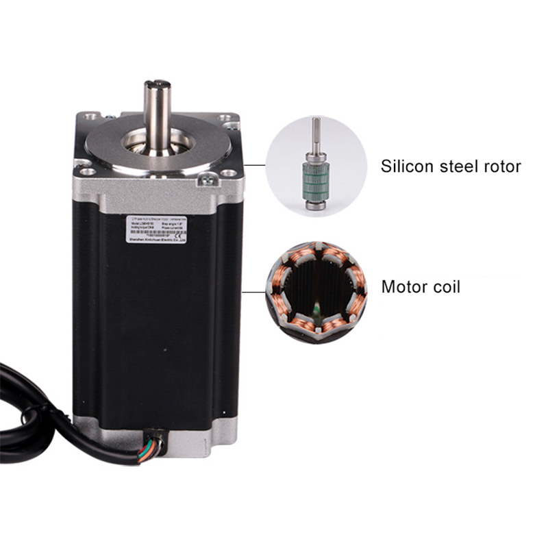 Nema 34 Stepper Motor 3V 2 Phase Hybrid Stepper Motor 4.5N.m