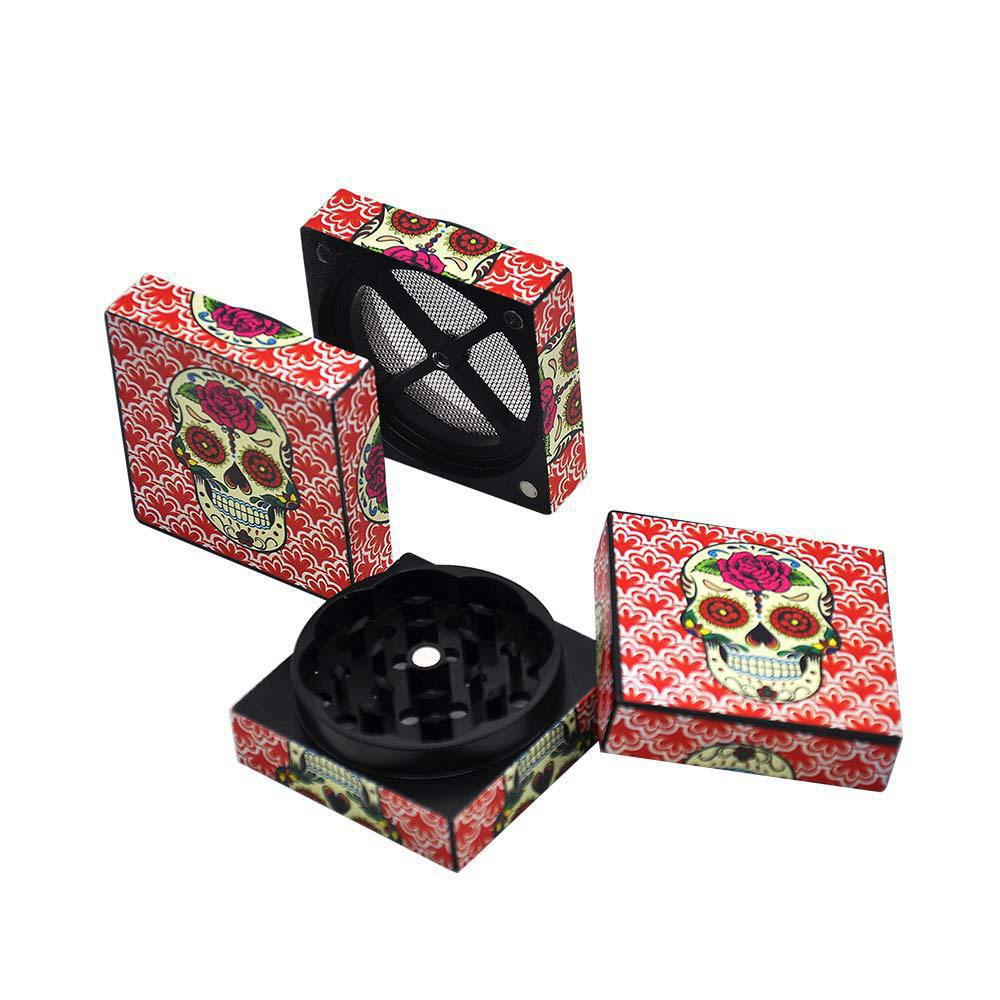 The newly designed metal magic cube smoke mill is suitable for tobacco
