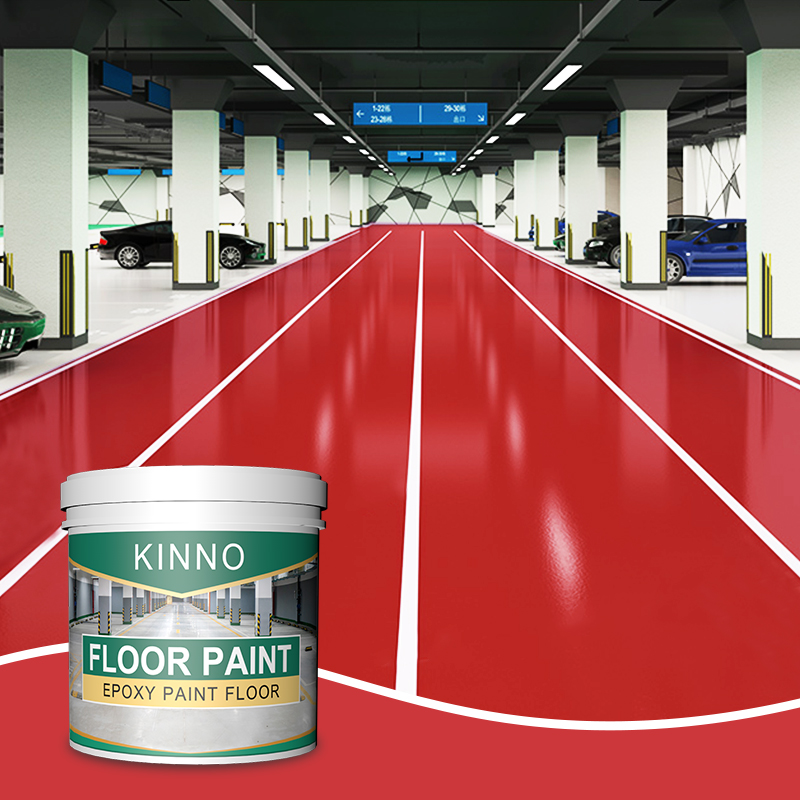 epoxy floor painting floor paint floor coating industrial coating garage factory construction site red color