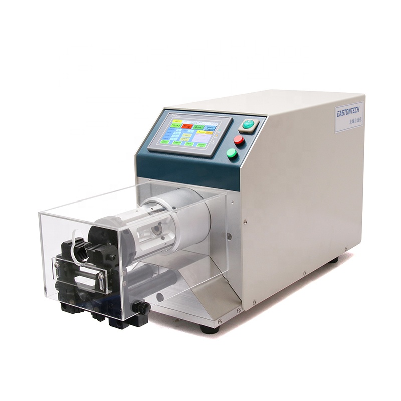 EW-06G 3.0-18mm semi-automatic rg316 coaxial cable rotary stripping machine triaxial cable peeler