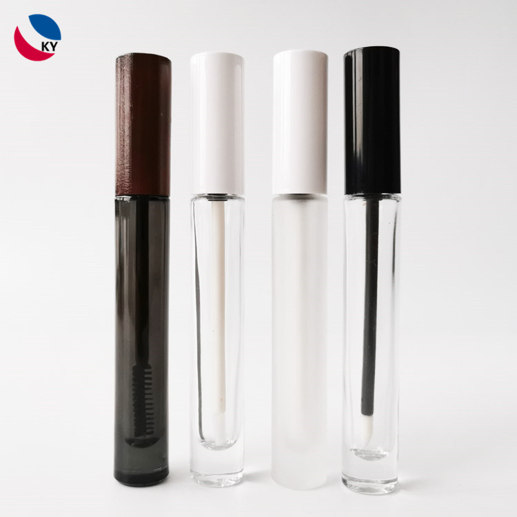 New Arrival Unique Luxury Style glass Lip Gloss Wand Tube bottle with applicator