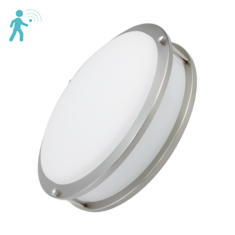 Worbest UL сертификат популярный двойной кольцевой микроволновый датчик светодиодный потолочный светильник 14 дюймов 25 Вт для подвала, коридора, гаража