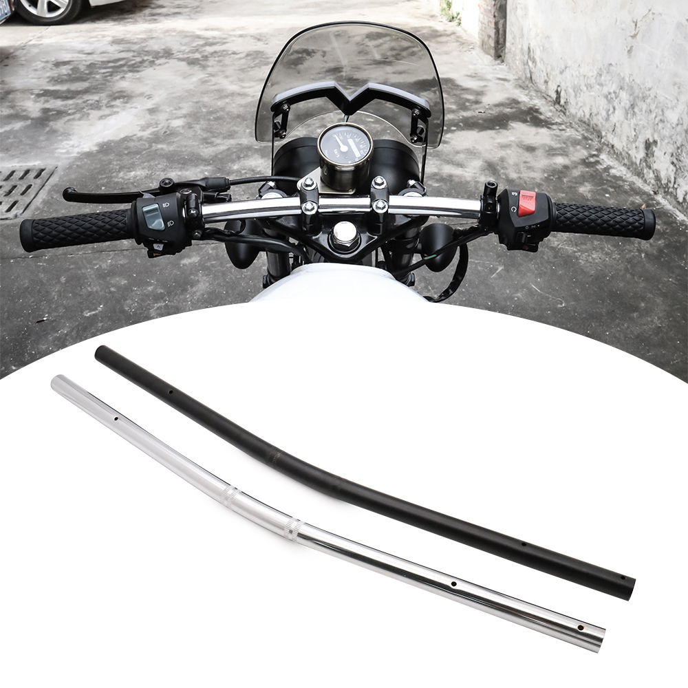 Universal 7/8" 22mm Motorcycle Handlebar Drag Straight Bar For Harley Suzuki Kawasaki Yamaha Honda