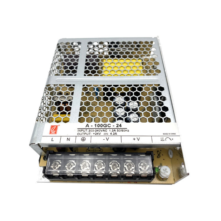 Светодиодный экран chuanglian блок питания 24V 4.2A 100W ультра-тонкий импульсные светодиодный дисплей Электропитание 24v 176-264VAC