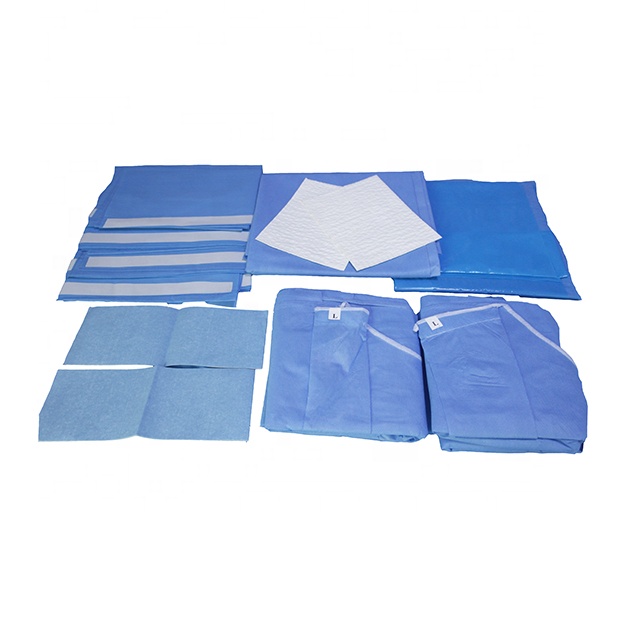 Raysen High Quality Disposable Customized PCNL surgical drape pack