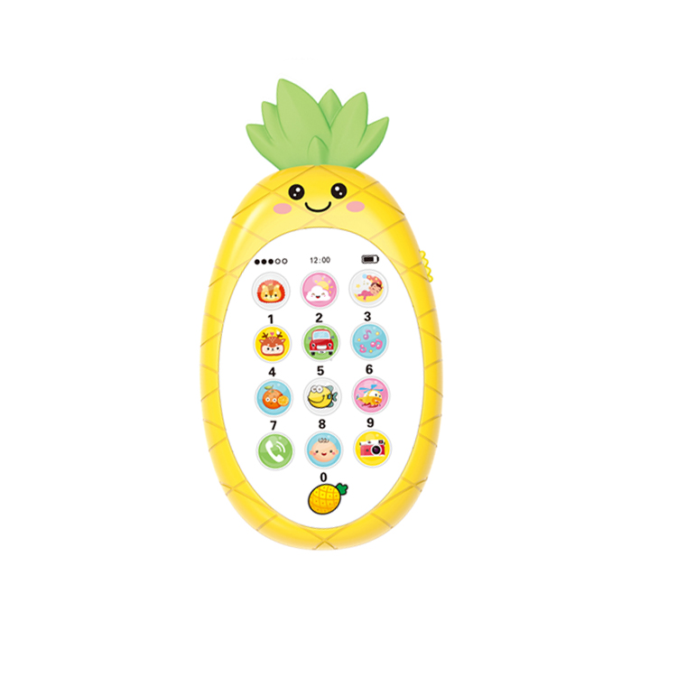 Touch screen cellphone kids learning smart baby education toys phone with light and music