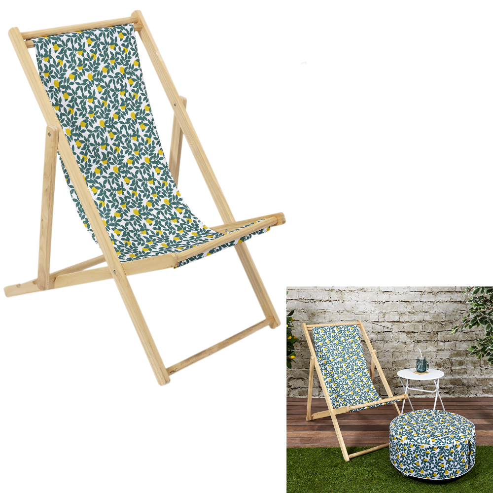 HOT SELLING DECKCHAIR Outdoor Garden Foldable Beach Chair Wooden Customize Design