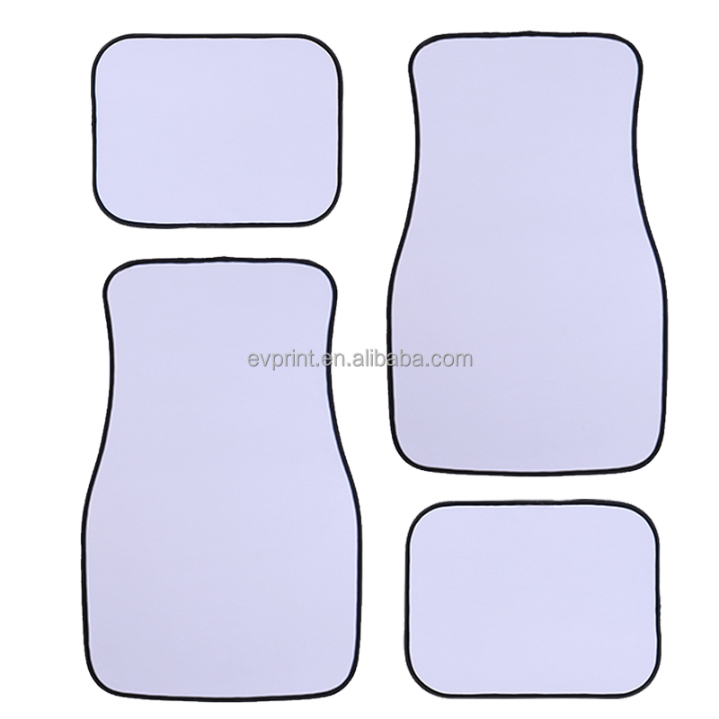 New Personalized Logo Brand Anti Slip Car Floor Mat Sublimation Car Floor Mats