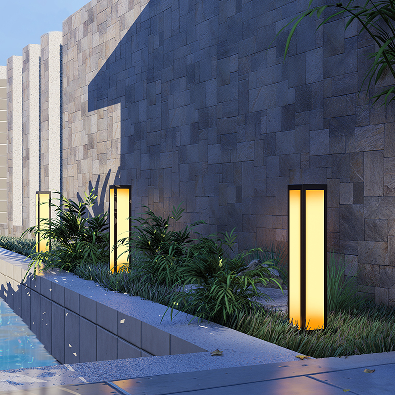 High Quality Ip65 Waterproof Led Decorative Lighting Landscape Modeling Lights Garden Street Lights Pillar Outside Lamp