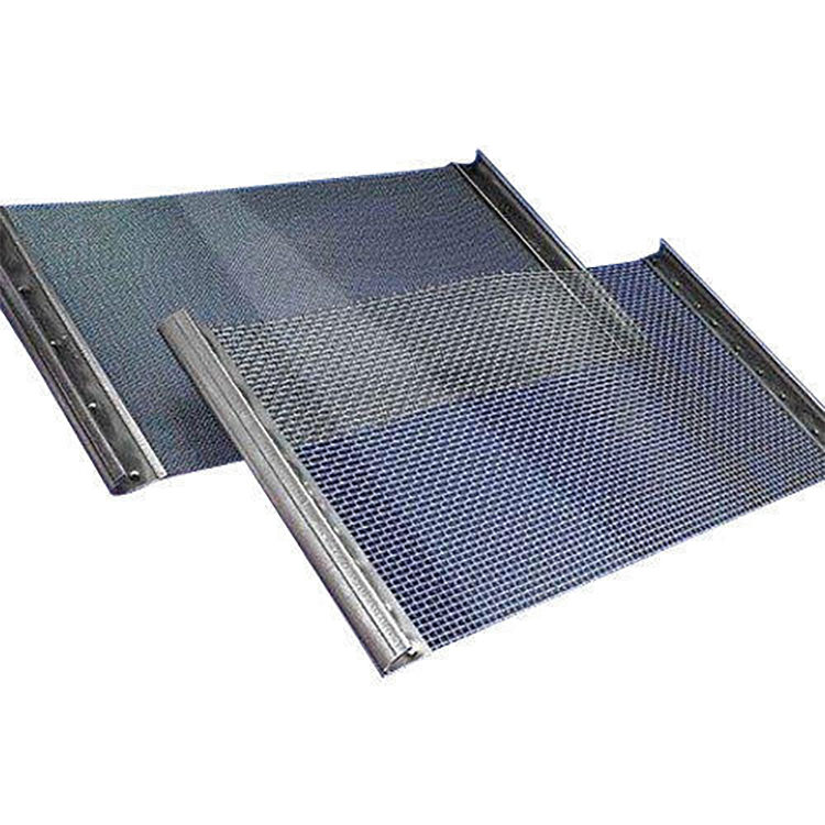 Stainless steel crimped steel wire stone sand sieving vibrating mesh screen
