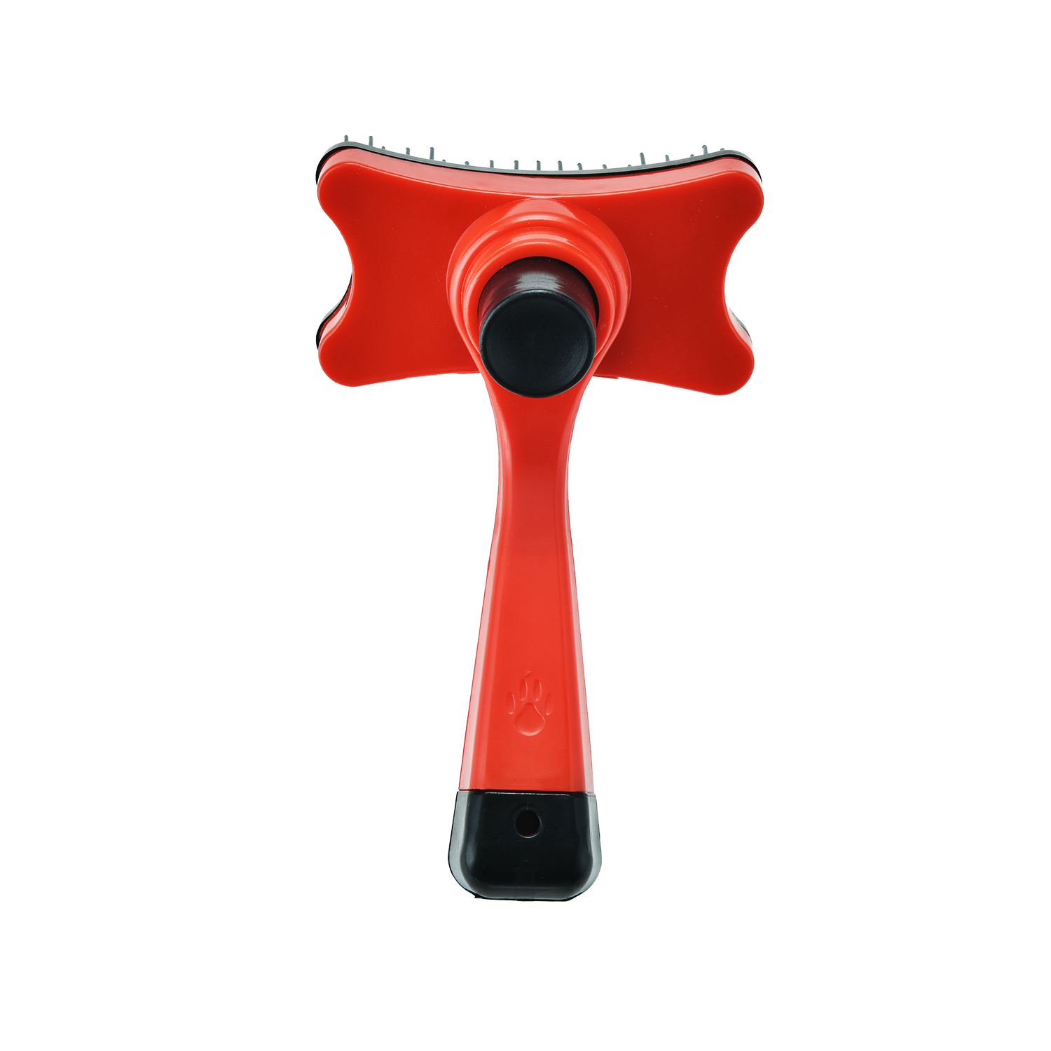 Competitive price pet hair product pet grooming brush self cleaning factory plastic pet fur remover comb