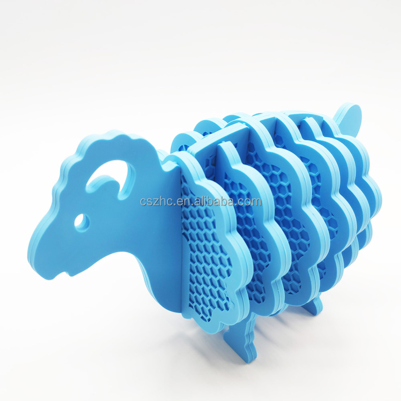 BPA Free Freezer Safe Puzzle Silicone Baby Teething Toys for Newborn Infants Toddler