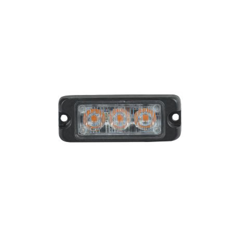 Amber 6led 12v 24v Car Surface Mount Emergency Side Marker Warning Flashing Strobe Light Kits