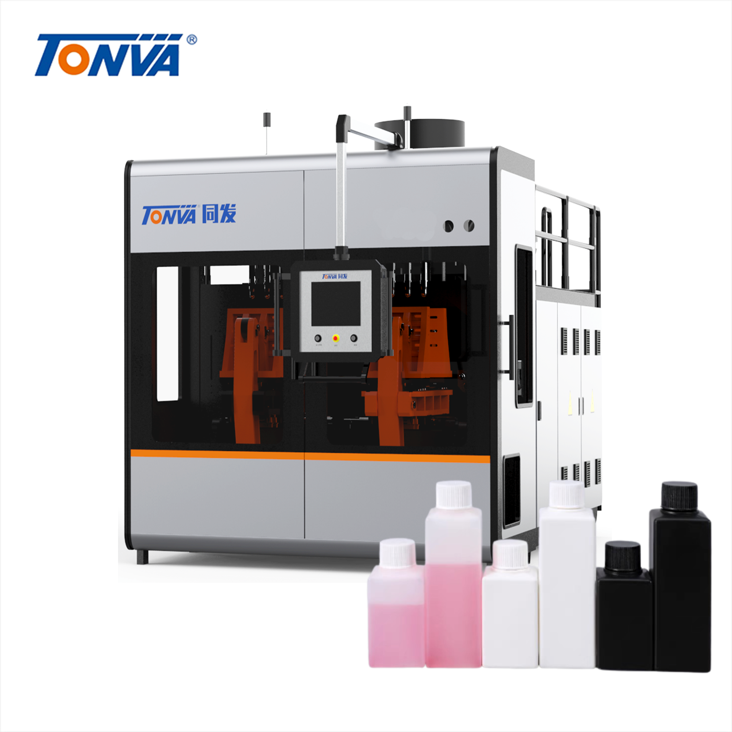 HDPE 1L chemical bottle blow molding machine