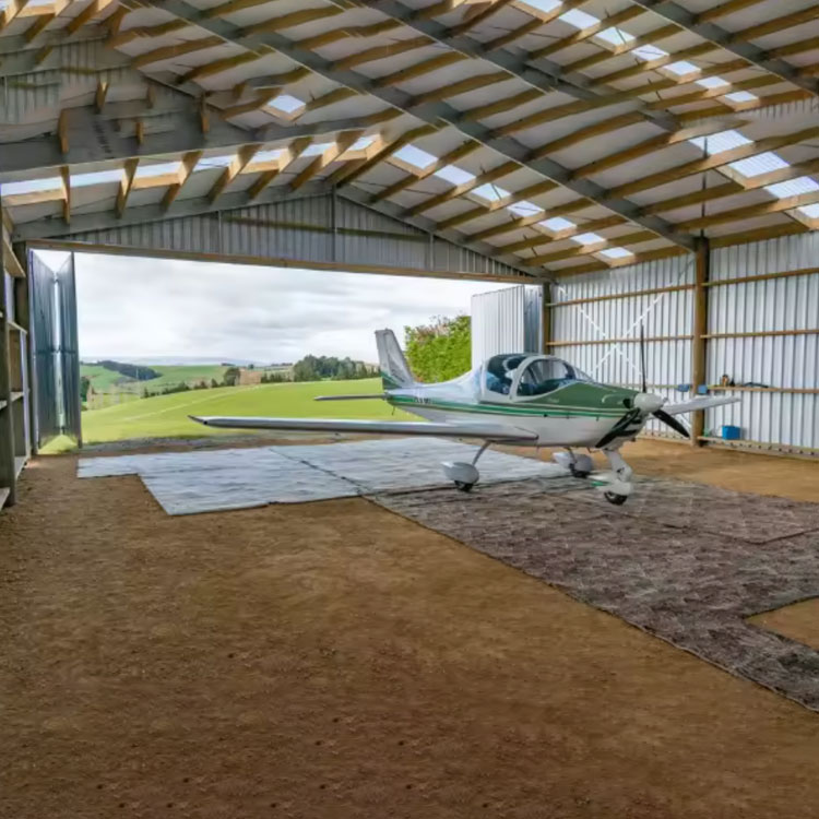 LONTE Industrial Steel Structure Building Frame Shed Prefab Aircraft Hangar