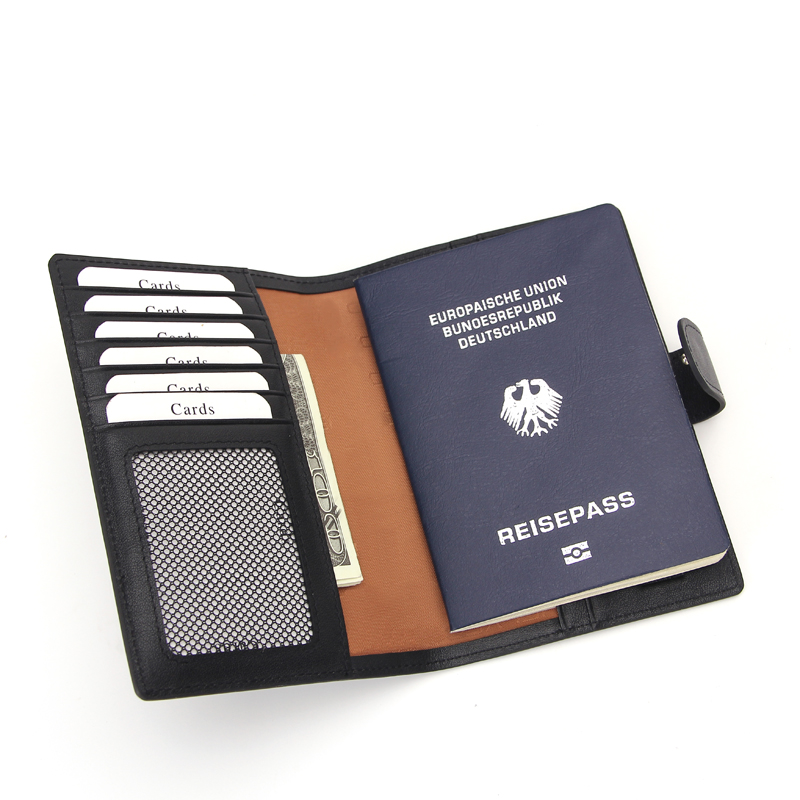 Обложка для паспорта с RFID-защитой, держатель для паспорта, дорожный кошелек для паспорта