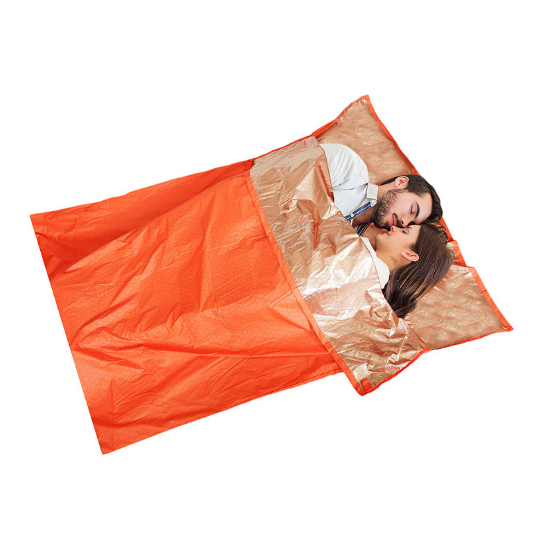 Outdoor Thermal Insulation Sleeping Bag Camping Insulated Emergency Sleeping Bag Adjustable Insulated Sleeping Bag