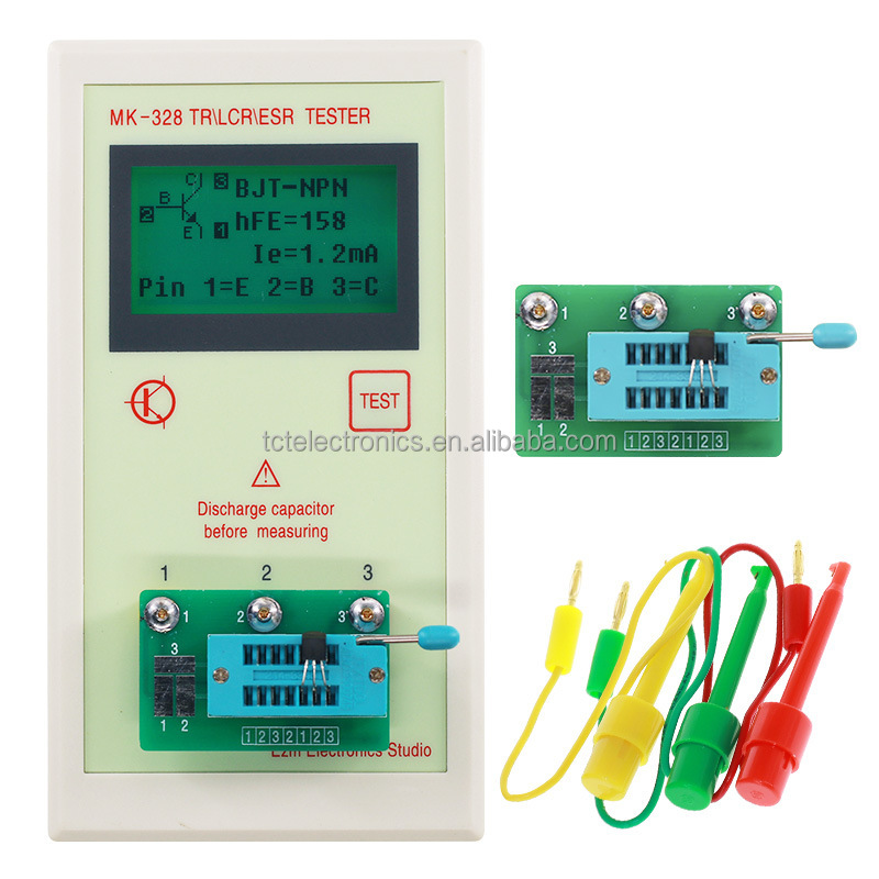MK-328 Multifunctional Transistor Tester MK328 Upgraded Handheld Capacitance Resistance Tester
