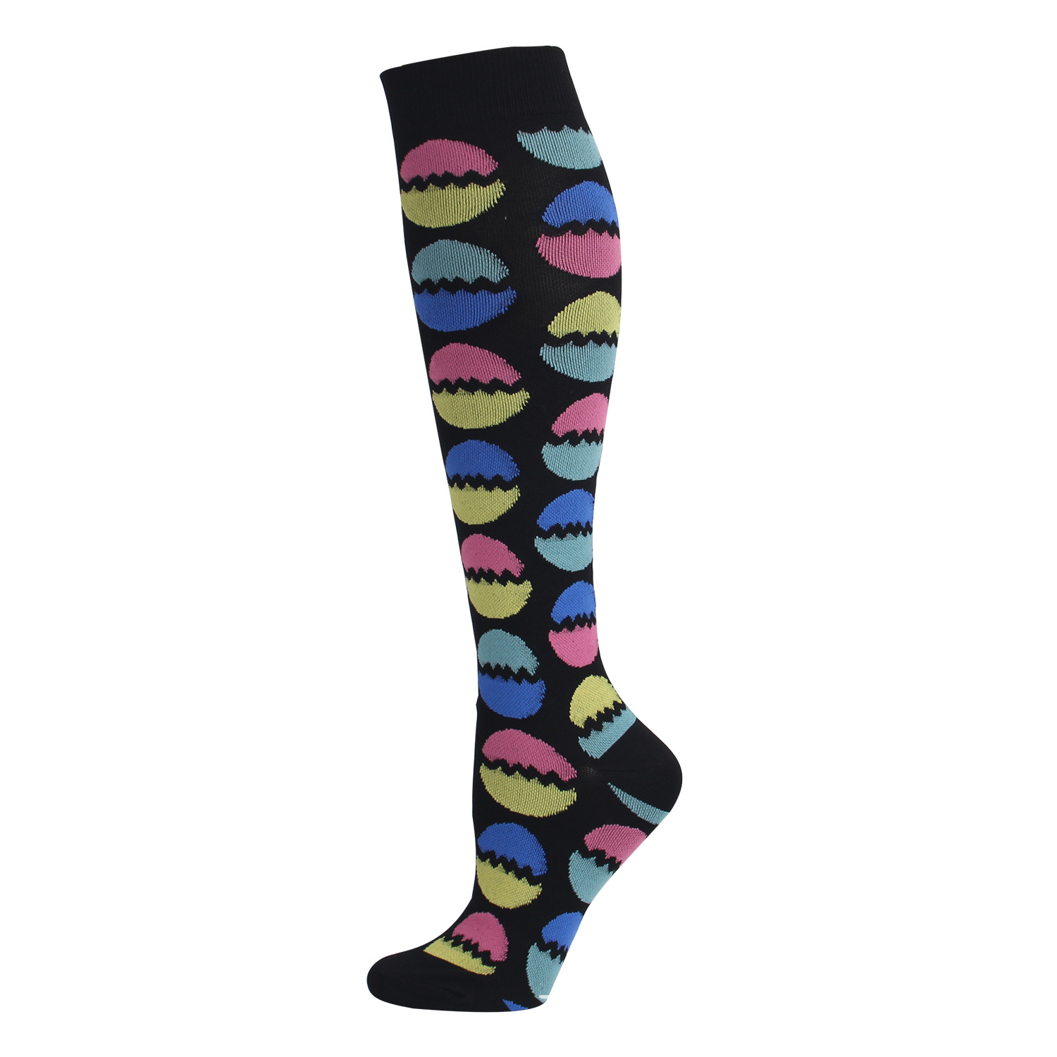 High Quality Sport Compression Socks Nylon Women Pattern Running Sports Socks 20-30 Mmhg Compression Socks Medical