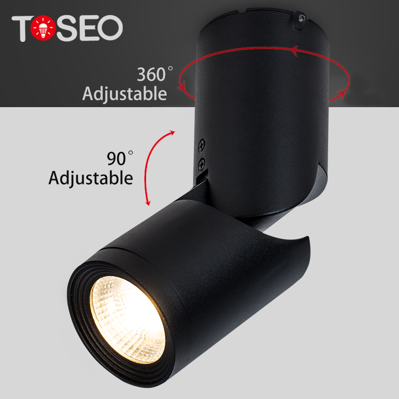 Downlight Manufacturer Cylindrical Led Cob Surface Mounted Spotlight Gu10 Modern Style Adjustable Led Down Light