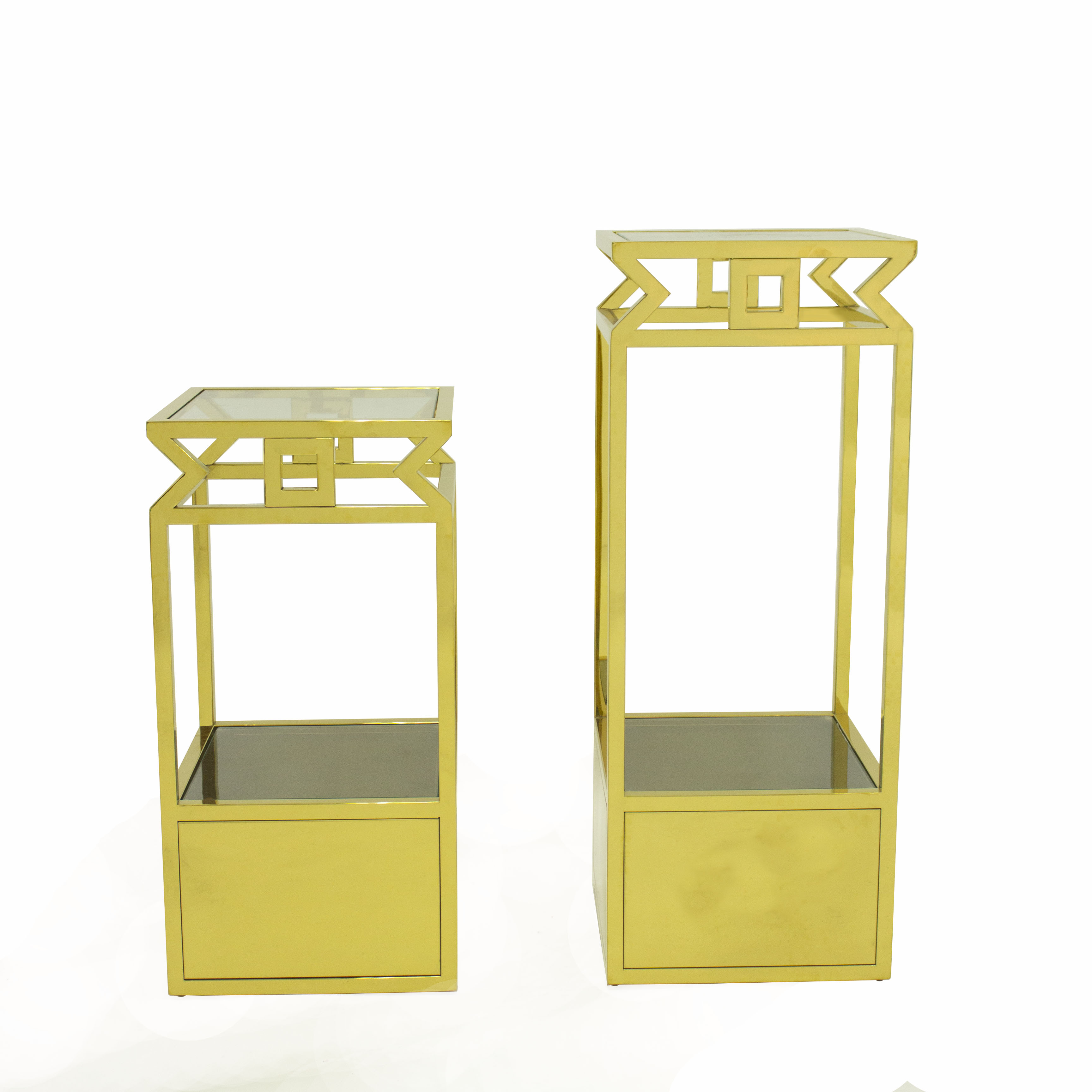 Metal Flower Stand Gold Luxury Modern Wedding Living Room Furniture Stainless Steel Tall 1pc/carton Accept 30pcs