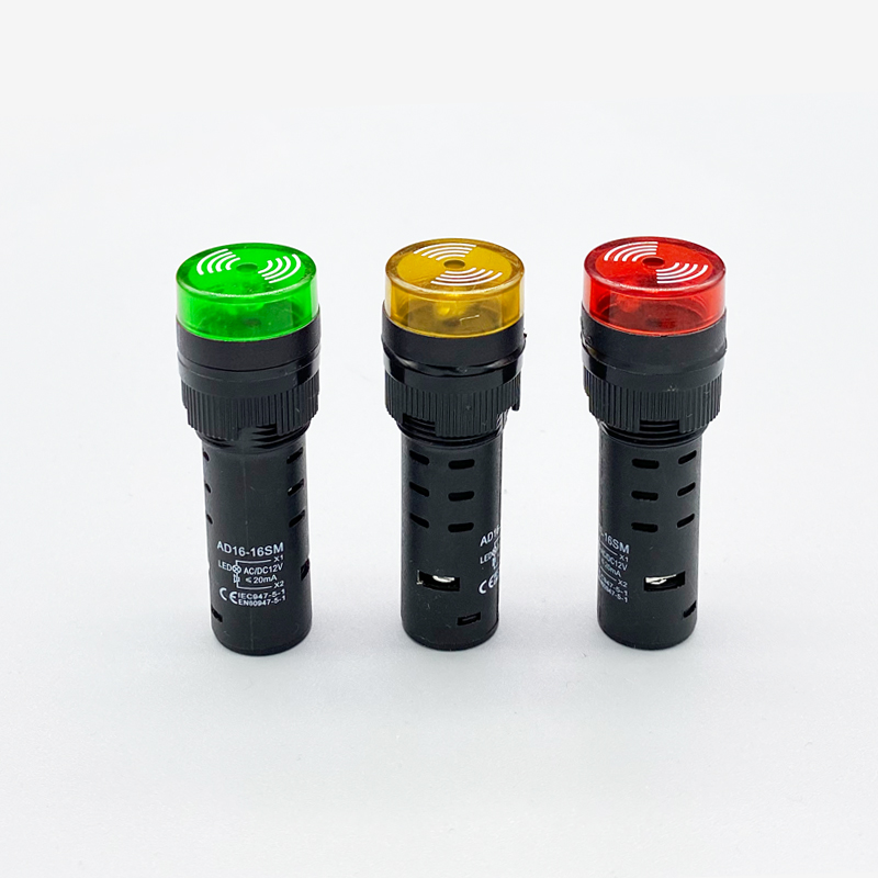 AD16-16SMLED мигающая звуковая и световая сигнализация 220V380V24V12V зуммер