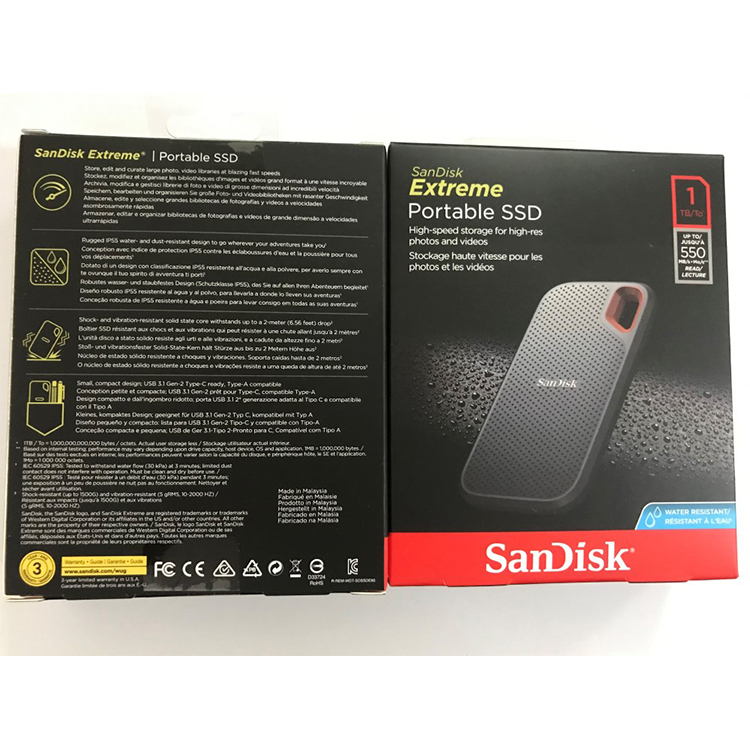 SDSSDE60-1T00-G25 Экстремальный портативный SSD