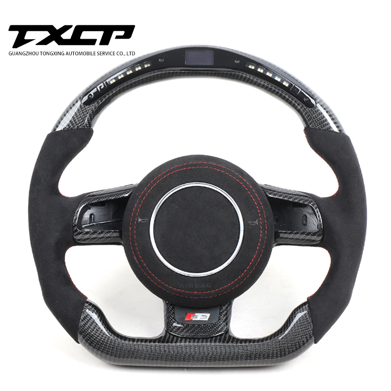Руль из углеродного волокна для Audi i 2009-2015 TTS R8 TT S3