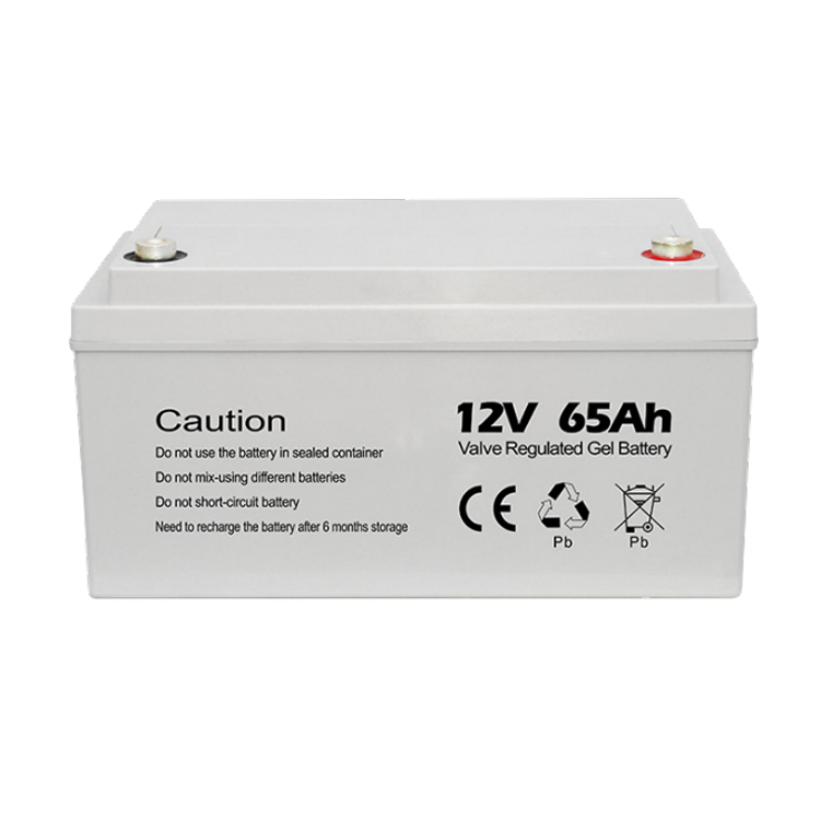 Ronglian 12v 65ah используется в Автономной солнечной системе свинцово-кислотный гелевый Солнечный аккумулятор