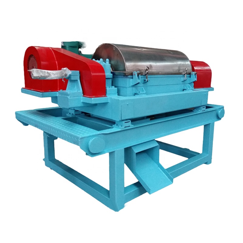 High speed continuous slurry decanter centrifuge