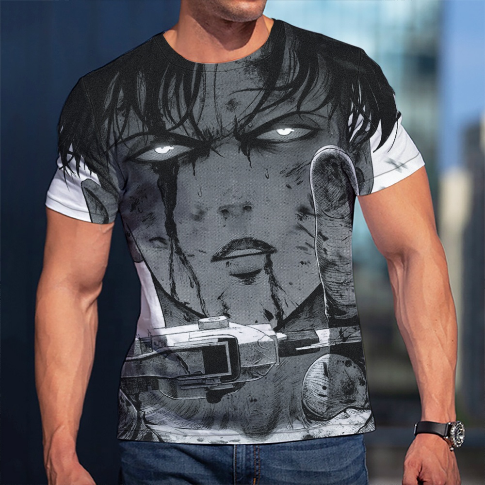3D T-Shirt Attack On Titan Soldier Clothing Men Women Children Short Sleeve Cool Tees Fashion Casual Summer Boy Kids Streetwear