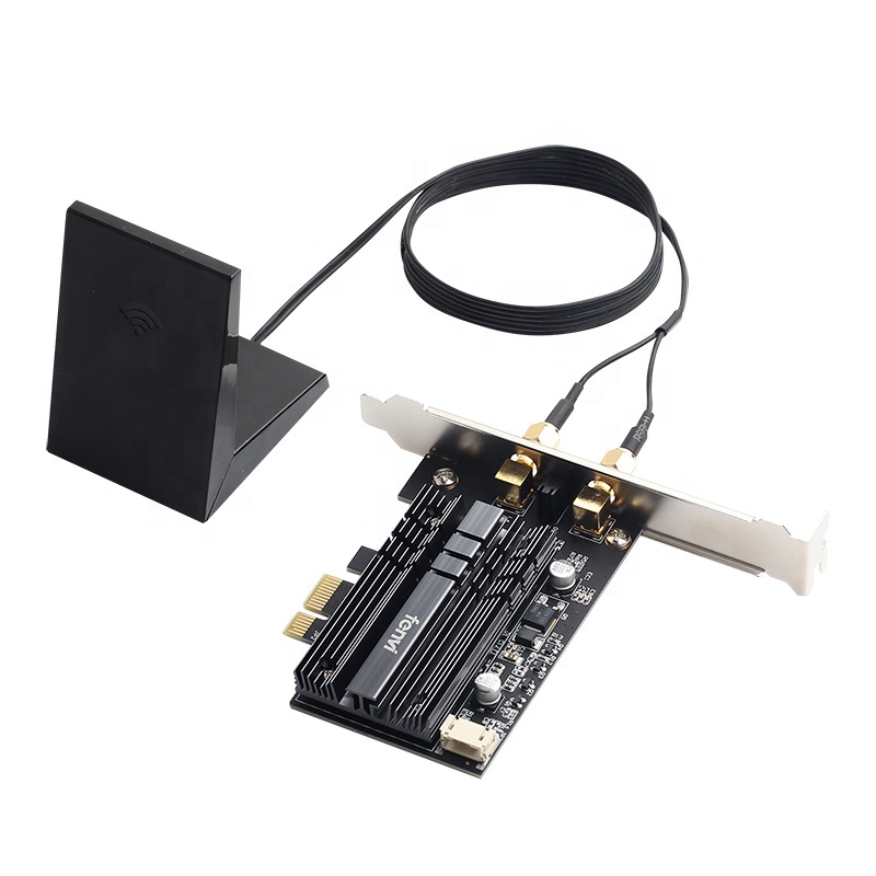 Настольный двухдиапазонный 2400 Мбит/с беспроводной PCI-E Wi-Fi адаптер BT5.0 с Intel Wi-Fi 6 AX200NGW 802.11ax/ac 2,4G/5G карта для ПК