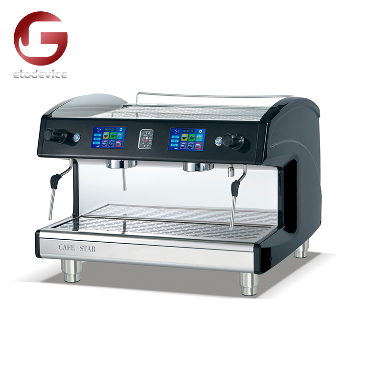 New Type Stainless Steel Electric Coffee Making Machine Double Group Commercial Espresso Coffee Machine for Italian USA Standard