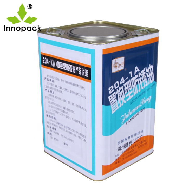 Manufactory direct round metal tin can for storage