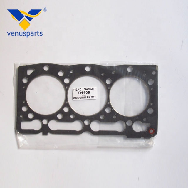 Детали двигателя Kubota D1105, прокладка головки 16261-03310 16299-01620