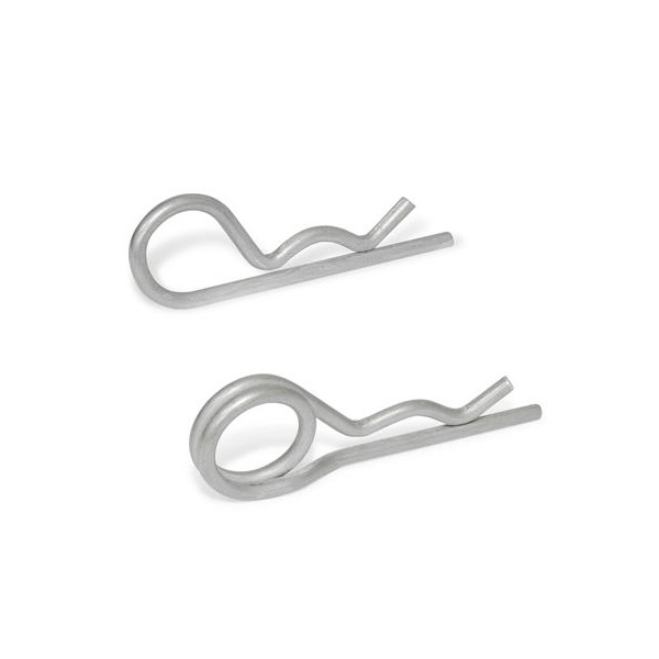Stainless Steel R Shape clip Spring Cotter Tractor Pins Wave R clip For Lock