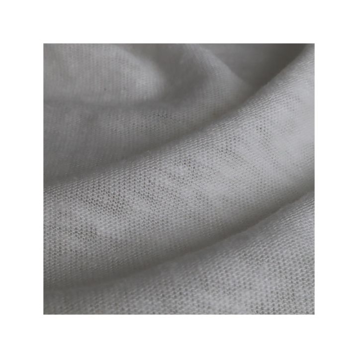 Comfortable and breathable fabric 50% rayon 50% linen knitted fabric knitted single jersey fabric for garment production