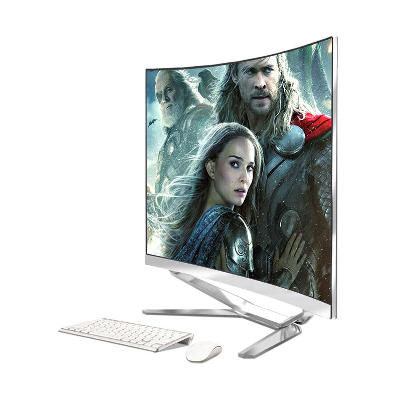 Hot Sale Wholesale 21.5 27 23.8 inch i7 8gb 5th Gen Desktop All In One Computer PC Curved Computer i3 i5 For Business