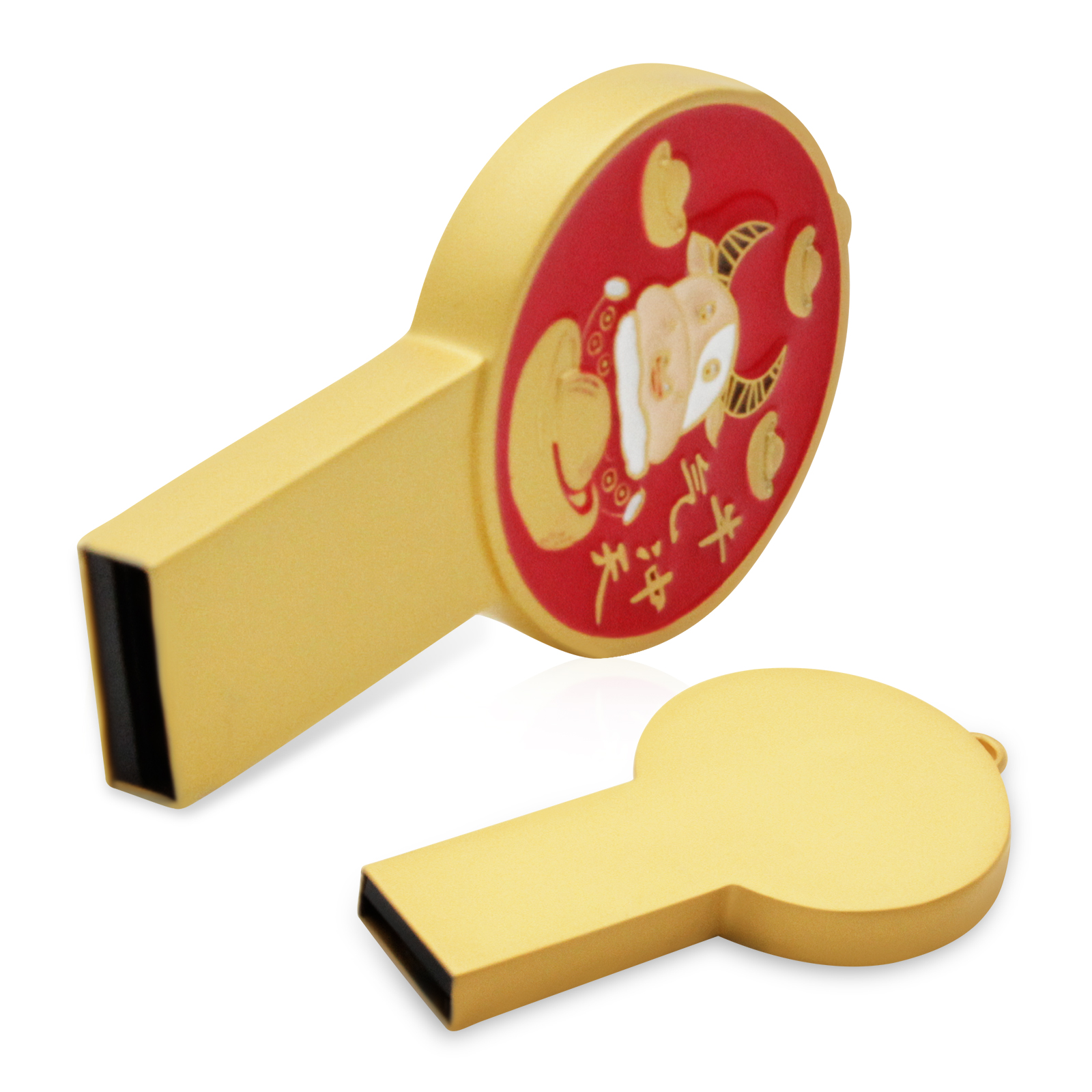 2021 OX Commemorative U disk PU258 Pen Stick Custom USB 3.0 Flash Drives