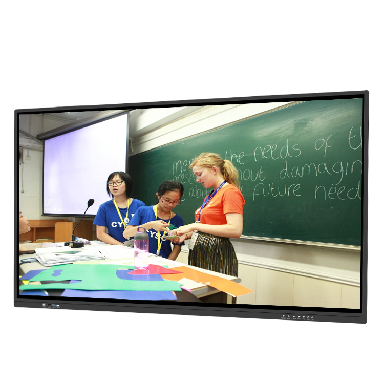 43 дюймов Напольный сенсорный экран плоская панель smart whiteboard все в одном ПК